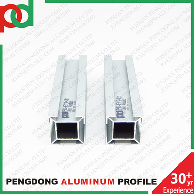 6M Length Plata Mate Black Wooden Color Aluminium Handrail Profiles With Bronze Anodized Finish And Different Sizes