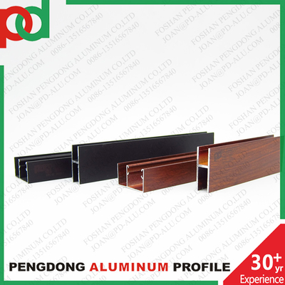 लकड़ी के अनाज के रंग एल्यूमीनियम यू चैनल के लिए हैंड्रिल पर्गोला बालकनी बाड़ ट्यूब दक्षिण अमेरिका के लिए निर्यात