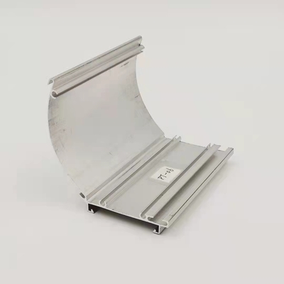 Anodized 6063 एल्यूमिनियम परदा ट्रैक प्रोफाइल रॉड स्प्रिंग ट्यूब नीचे