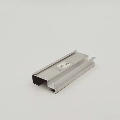 Anodized 6063 एल्यूमिनियम परदा ट्रैक प्रोफाइल रॉड स्प्रिंग ट्यूब नीचे