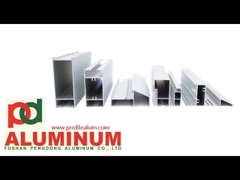 Anodized 6063 T5 एल्यूमिनियम विंडो प्रोफाइल